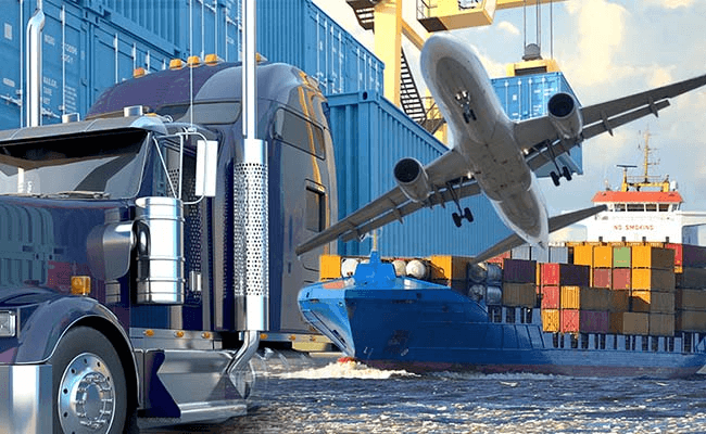 Vận chuyển máy móc có thể thực hiện qua đường bộ, đường biển và đường hàng không