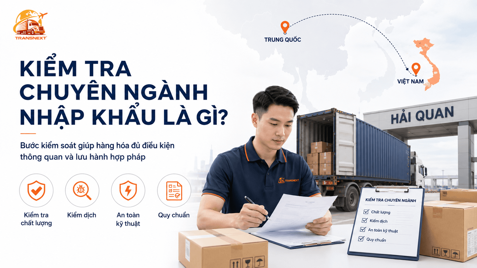 Kiểm tra chuyên ngành nhập khẩu là việc các cơ quan quản lý nhà nước