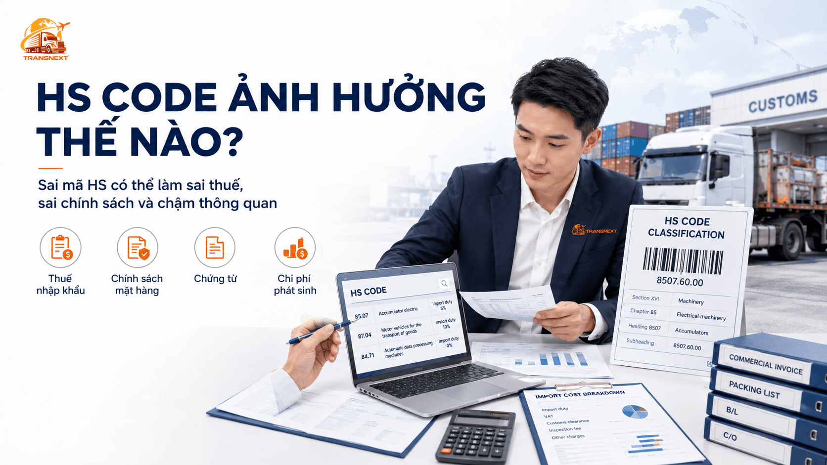 Mã HS (HS Code) là căn cứ pháp lý cốt lõi xác định hàng hóa có thuộc diện kiểm tra chuyên ngành hay không