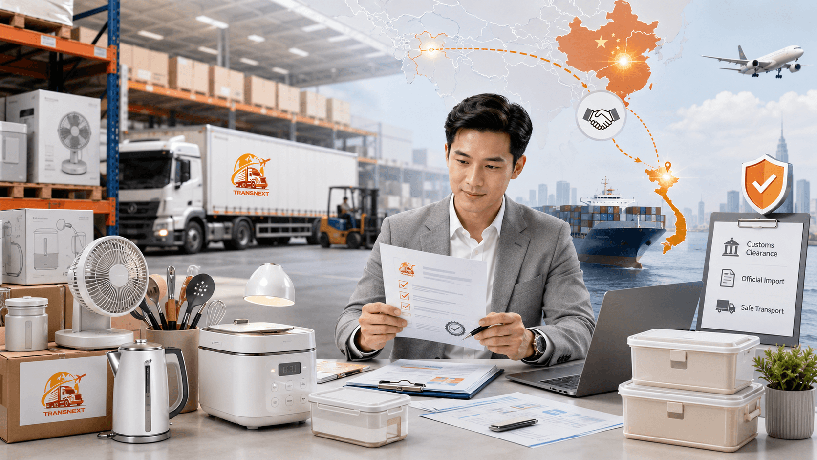 Nhập khẩu hàng gia dụng Trung Quốc chính ngạch cho đại lý và nhà phân phối